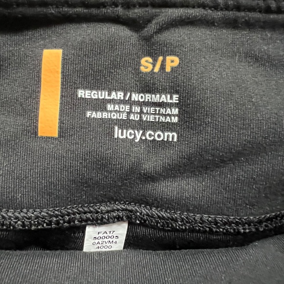 Lucy Brand Black Leggings – Slightly Patterned - Picture 3 of 4